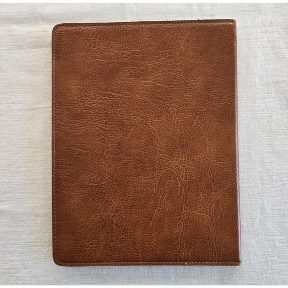 Vintage Portfolio Organizer Brown Leatherette Executive Brief Program AT&T 1983 - Picture 13 of 14